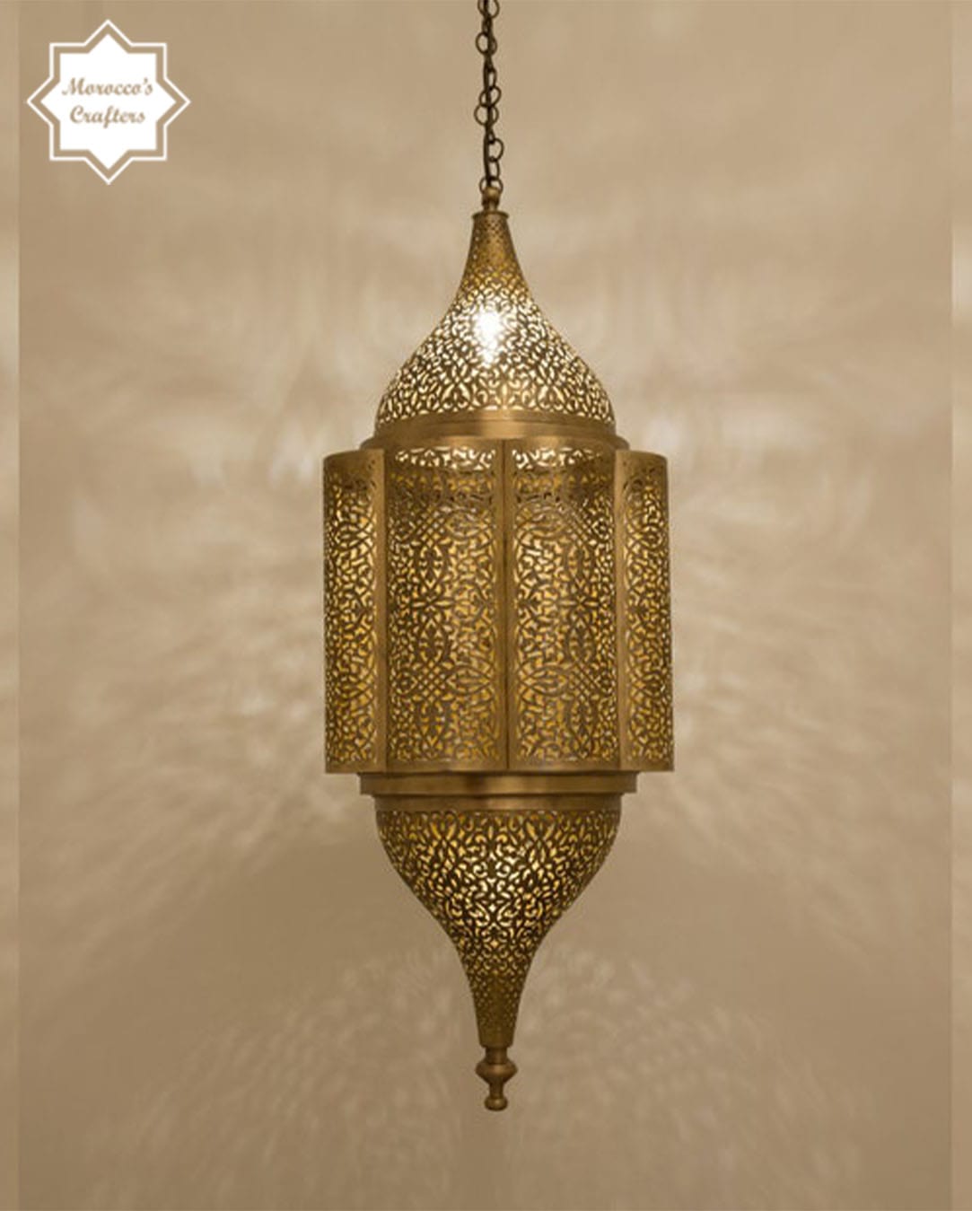 Add a Touch of Opulence Handcrafted Copper Moroccan Chandelier