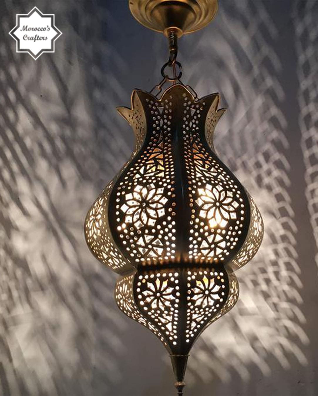 Craftsmanship Meets Elegance Copper Moroccan Chandelier for Sale