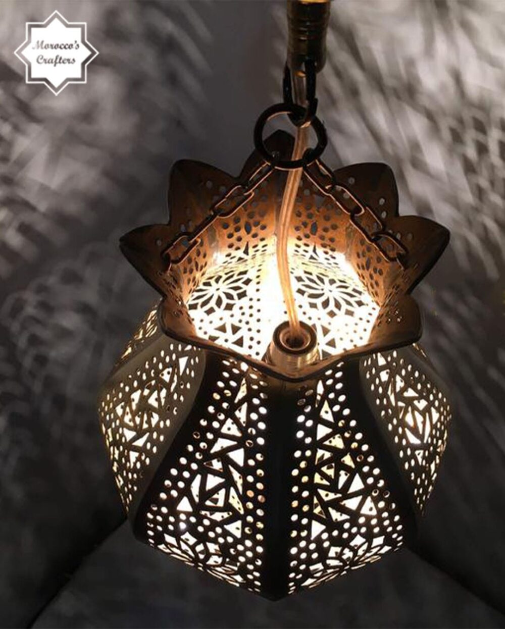 Craftsmanship Meets Elegance Copper Moroccan Chandelier for Sale