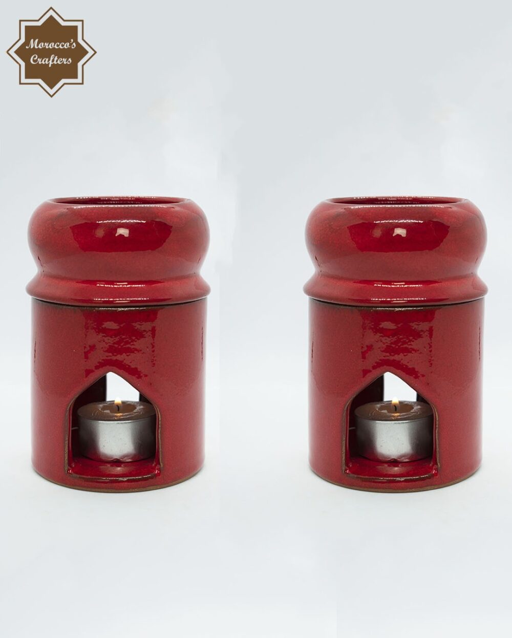 Handmade Moroccan Ceramic Aroma Candle Diffuser