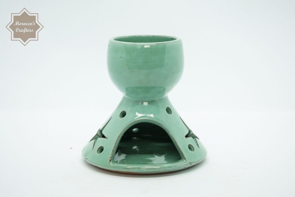 Handmade Moroccan Ceramic Tagine Shaped Aroma Candle Diffuser