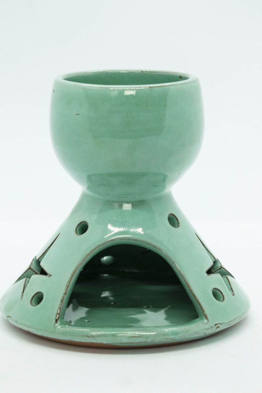 Handmade Moroccan Ceramic Tagine Shaped Aroma Candle Diffuser