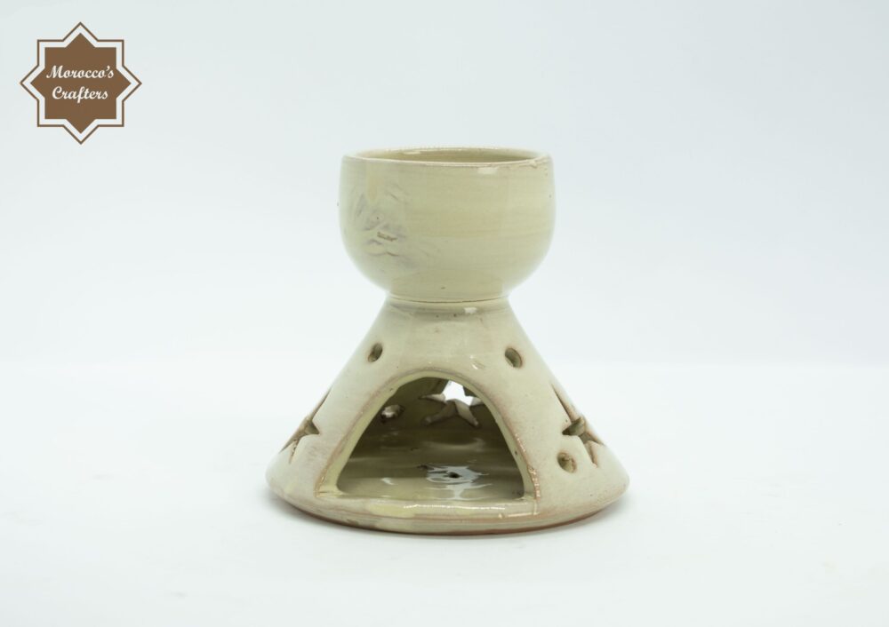 Handmade Moroccan Ceramic Tagine Shaped Aroma Candle Diffuser