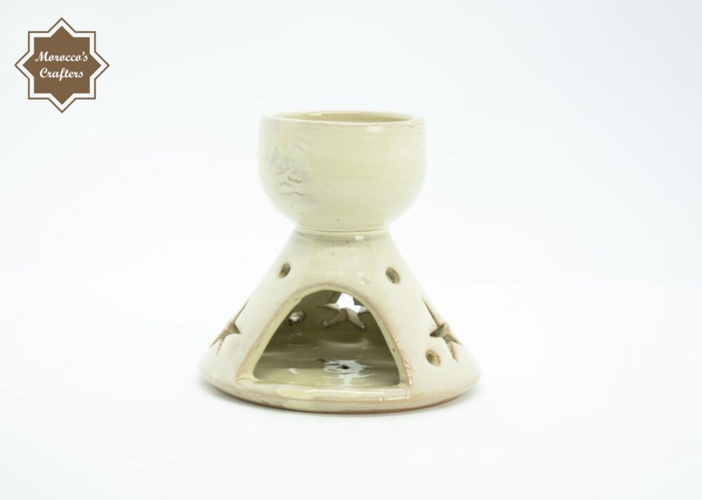 Handmade Moroccan Ceramic Tagine Shaped Aroma Candle Diffuser