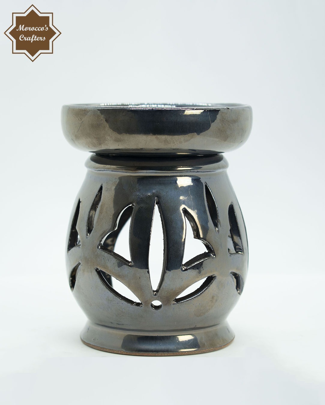 Handmade Moroccan Ceramic Aroma Candle Diffuser