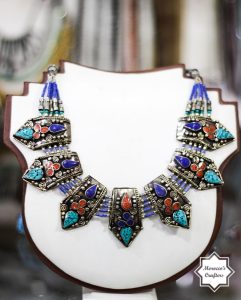 Handcrafted Moroccan Berber Antique Necklace with Intricate Traditional Design