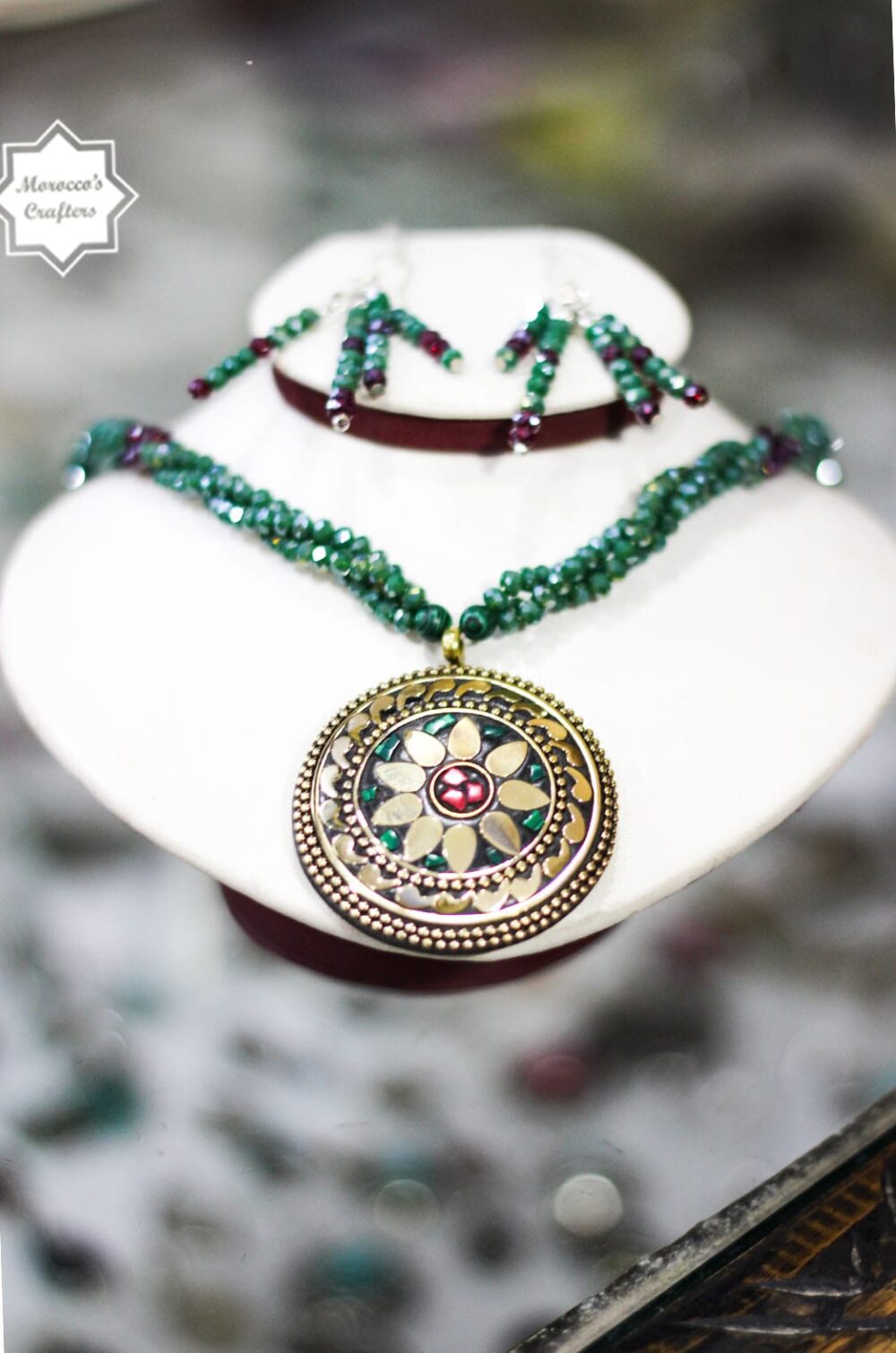 Handcrafted Moroccan Berber Antique Necklace with Intricate Traditional Design