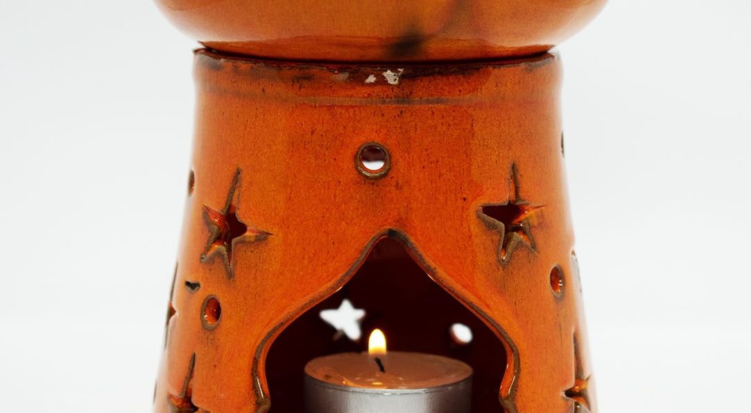 Handmade Moroccan Ceramic Aroma Candle Diffuser