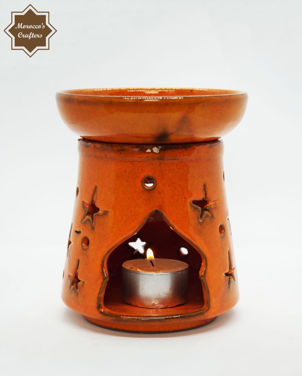 Handmade Moroccan Ceramic Aroma Candle Diffuser