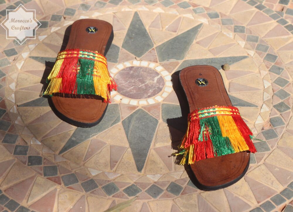 Step into Style: Handmade Moroccan Hippie Women's Leather Sandals | Shop Now