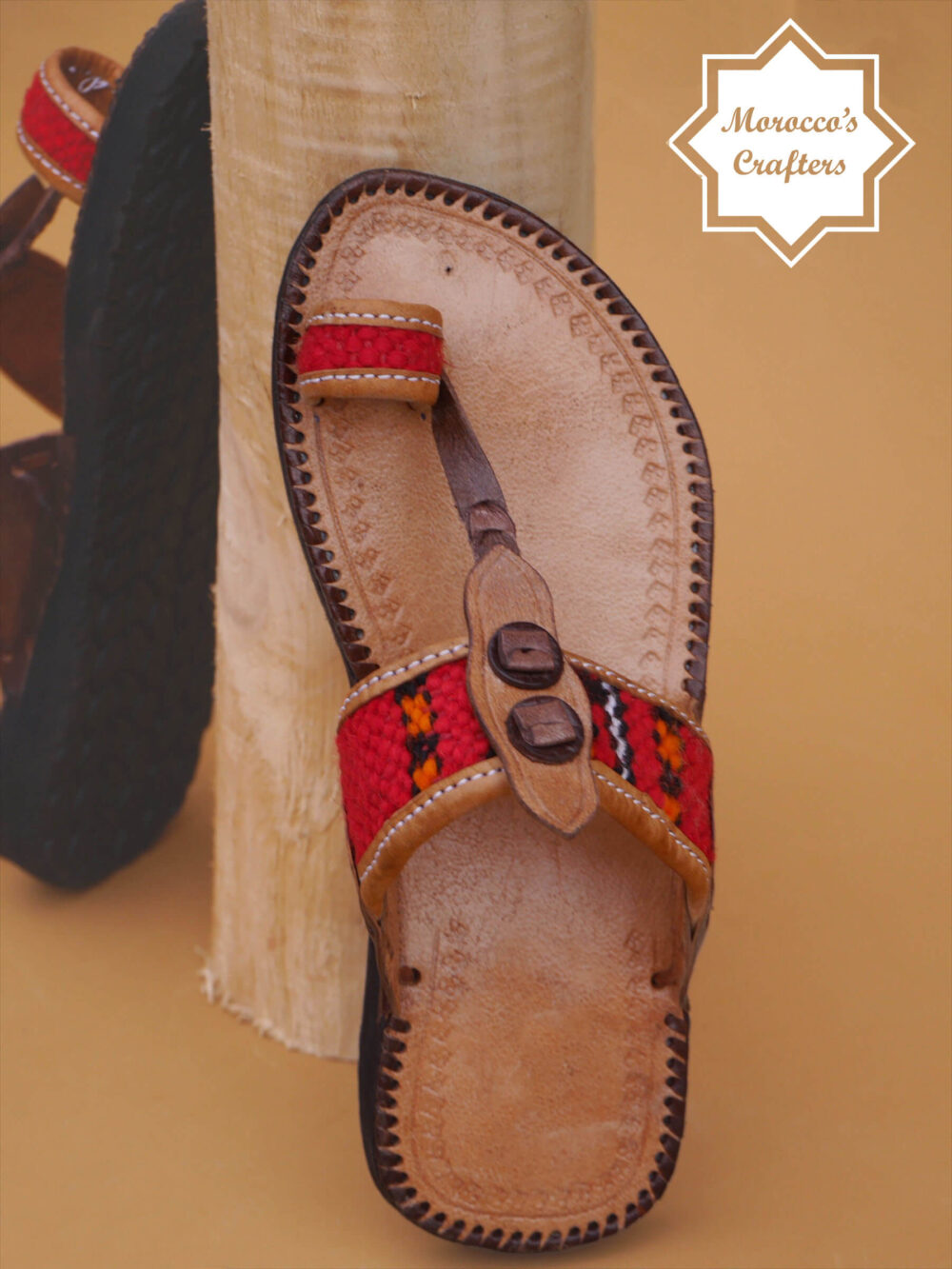 Handmade Moroccan Sandal - Traditional Leather Sandal Crafted with Care