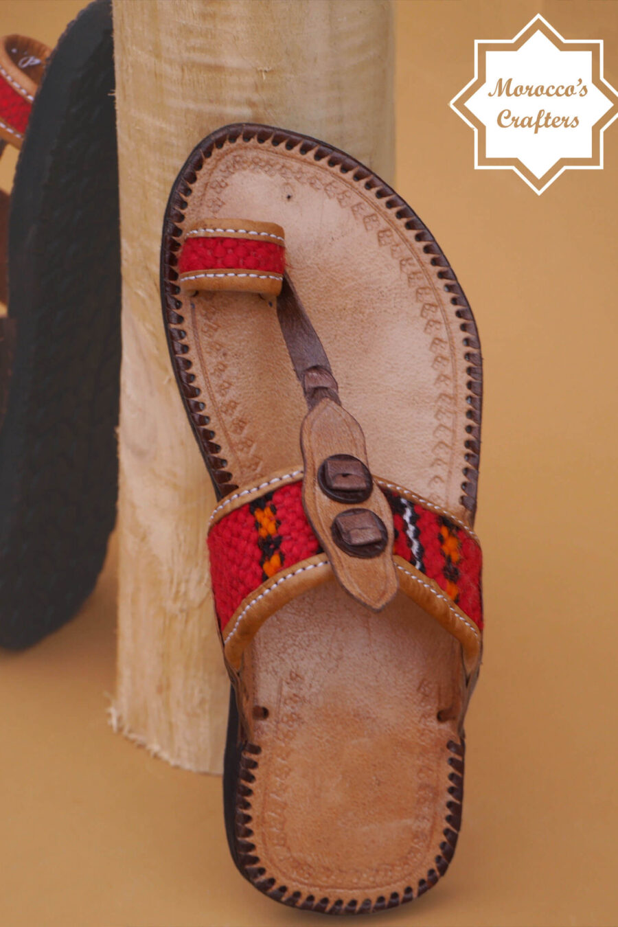 Handmade Moroccan Sandal - Traditional Leather Sandal Crafted with Care