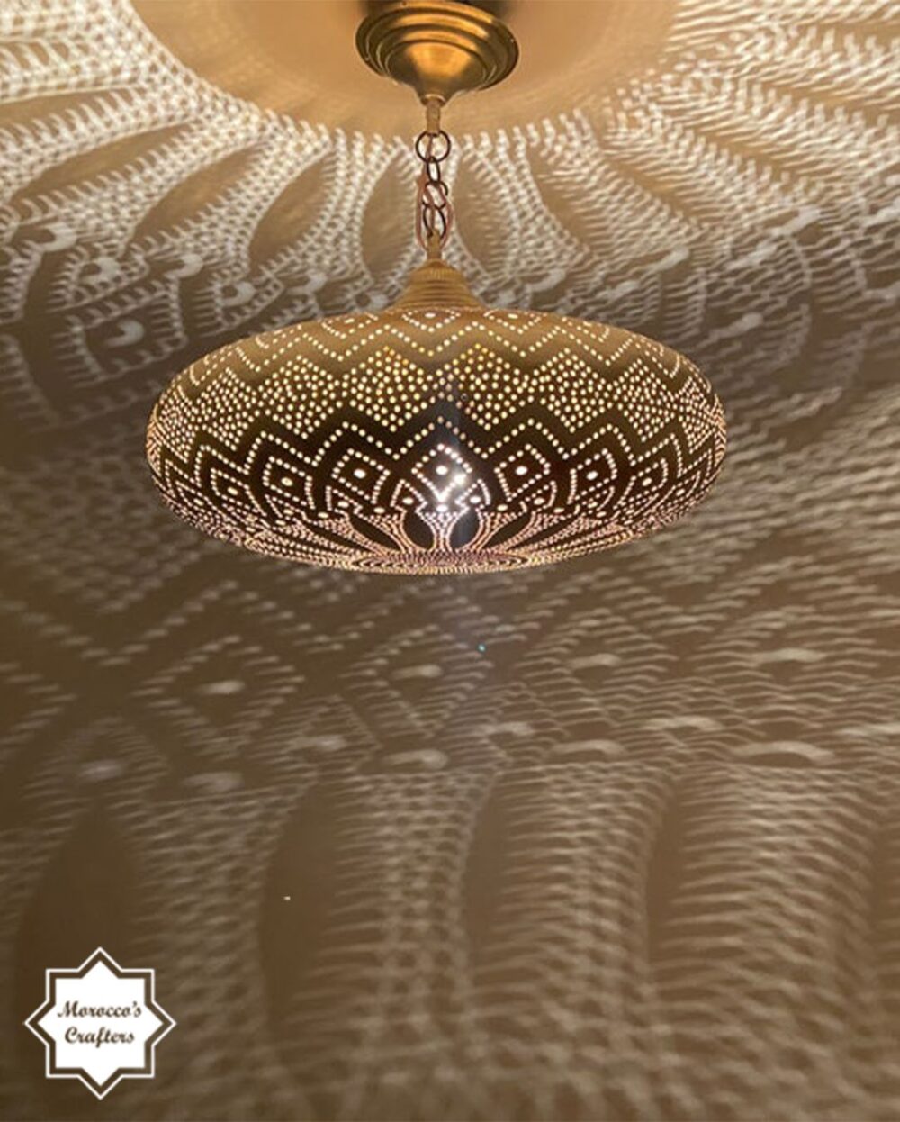 Luxurious Illumination Explore the Magic of a Copper Moroccan Chandelier