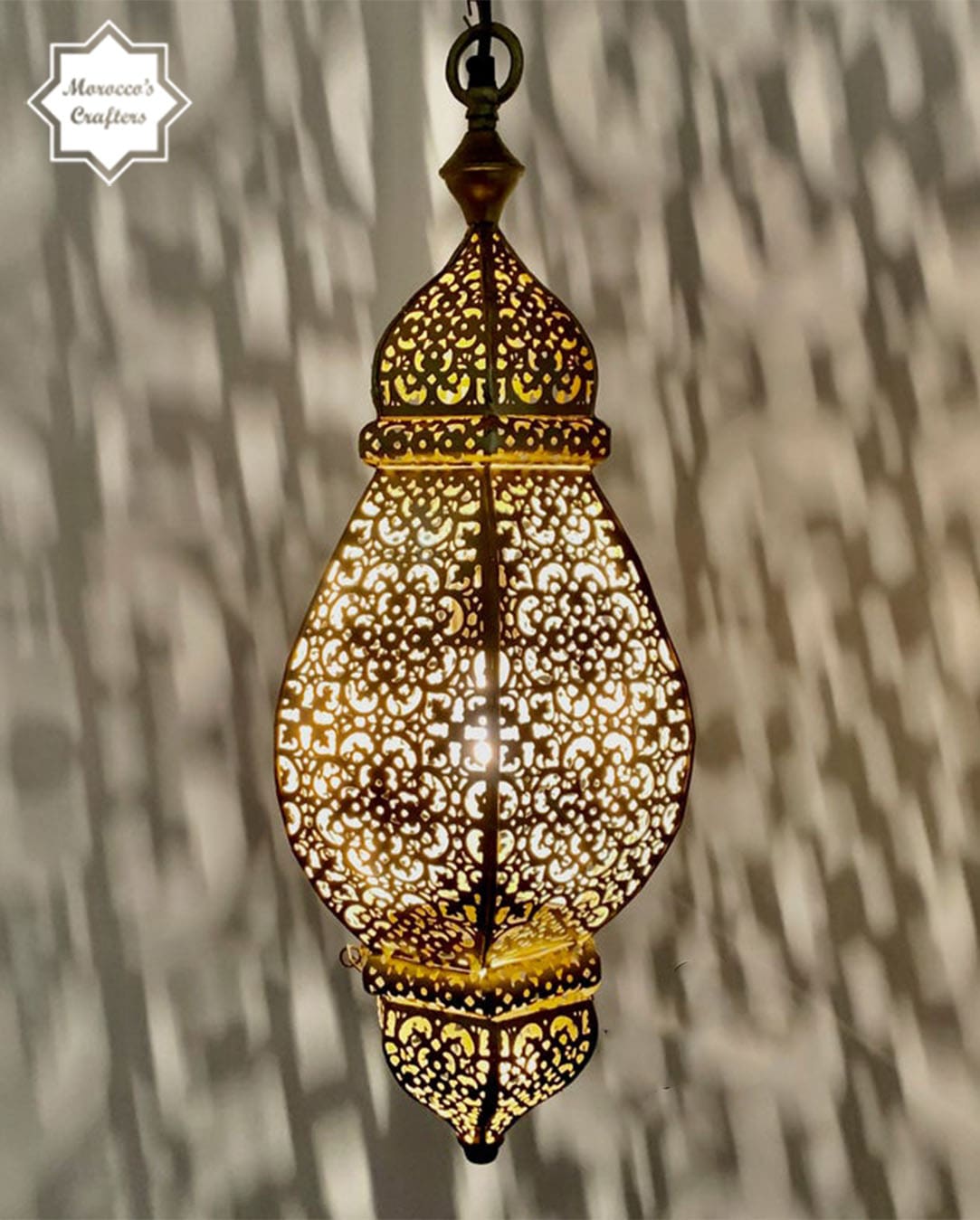 Make a Style Statement Handcrafted Copper Moroccan Chandelier