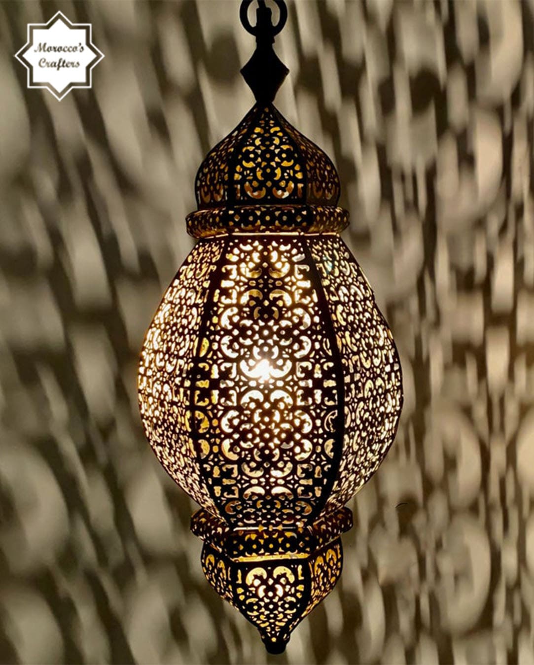 Make a Style Statement Handcrafted Copper Moroccan Chandelier