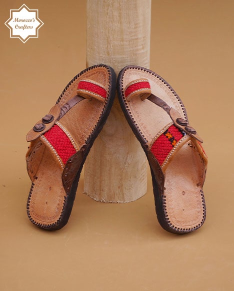 Handmade Moroccan Sandal - Traditional Leather Sandal Crafted with Care