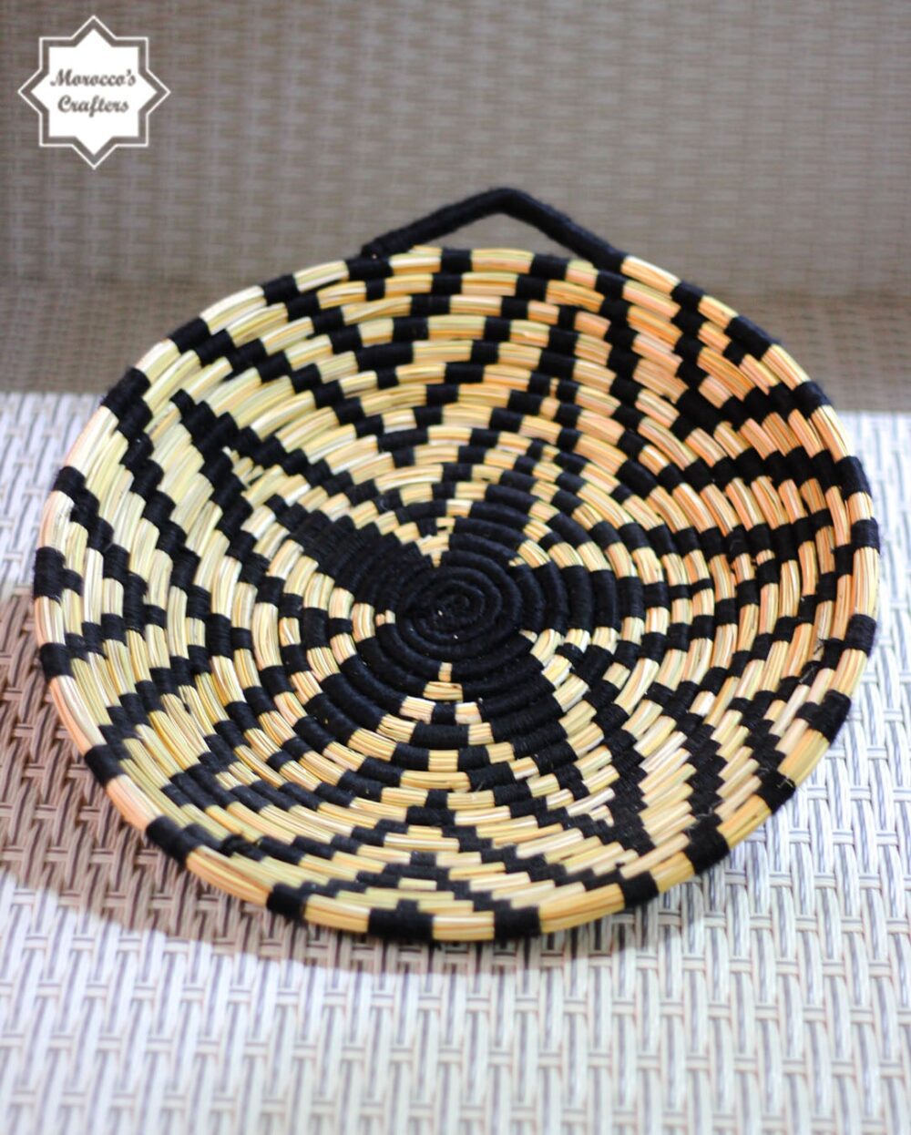 Woven Moroccan Bread and Fruit Basket A Timeless Blend of Craftsmanship and Elegance (Copy)