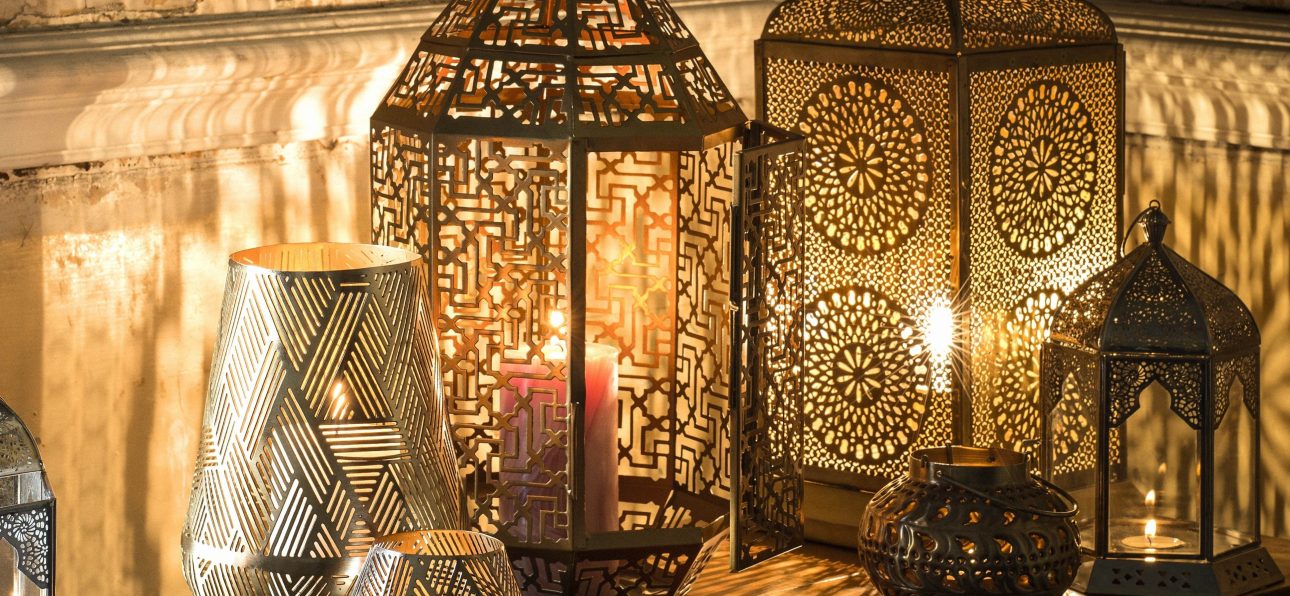 Moroccan Lanterns Casting Intricate Shadows Handmade Moroccan Goods