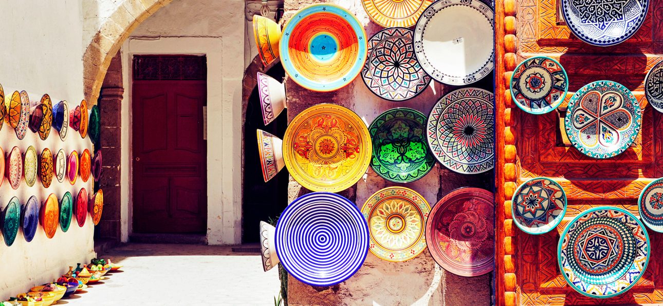 Moroccan handmade goods showcase culture and craftsmanship in sustainable style