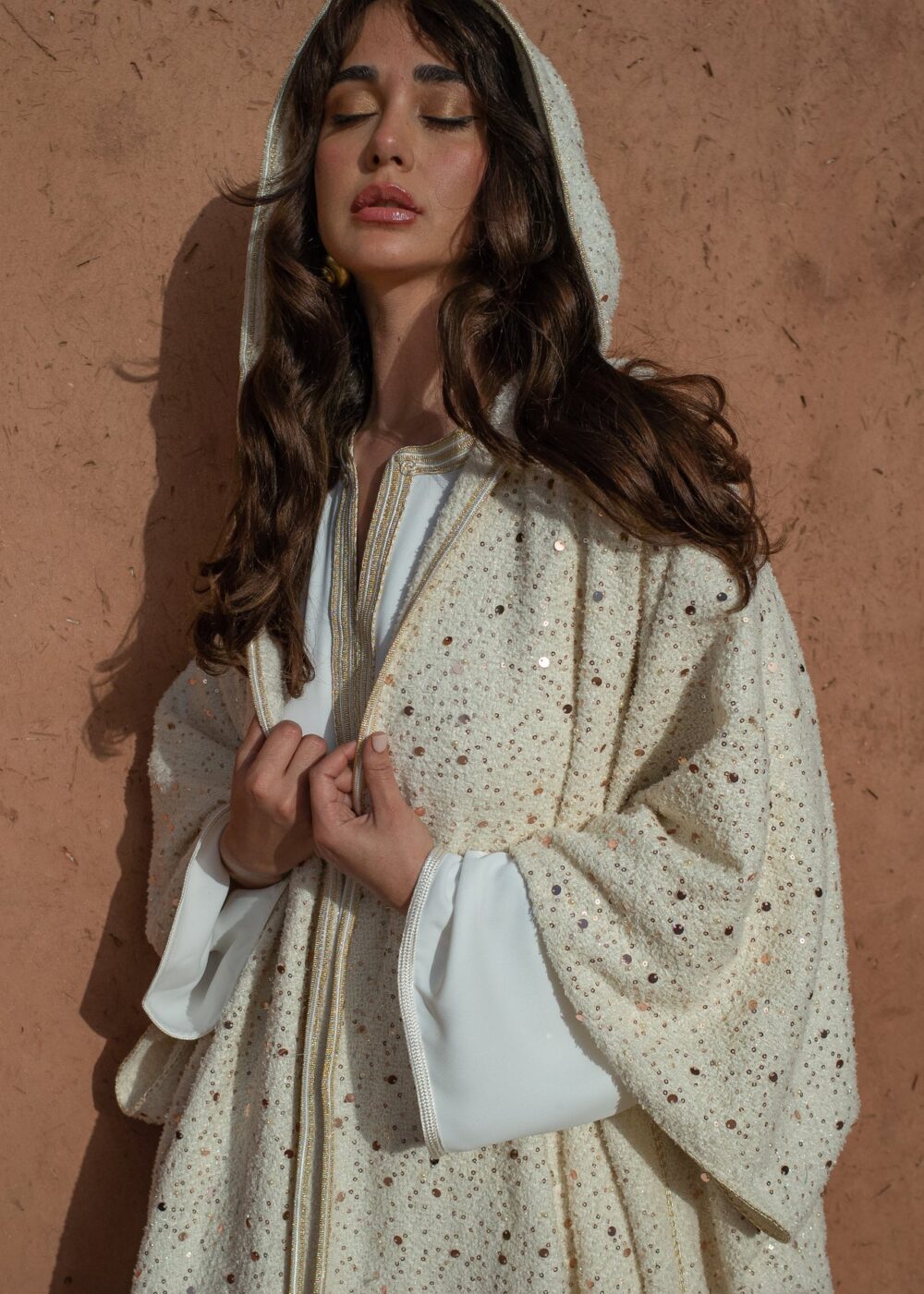 Velvet Tweed Kaftan Set - Luxurious Comfort and Style