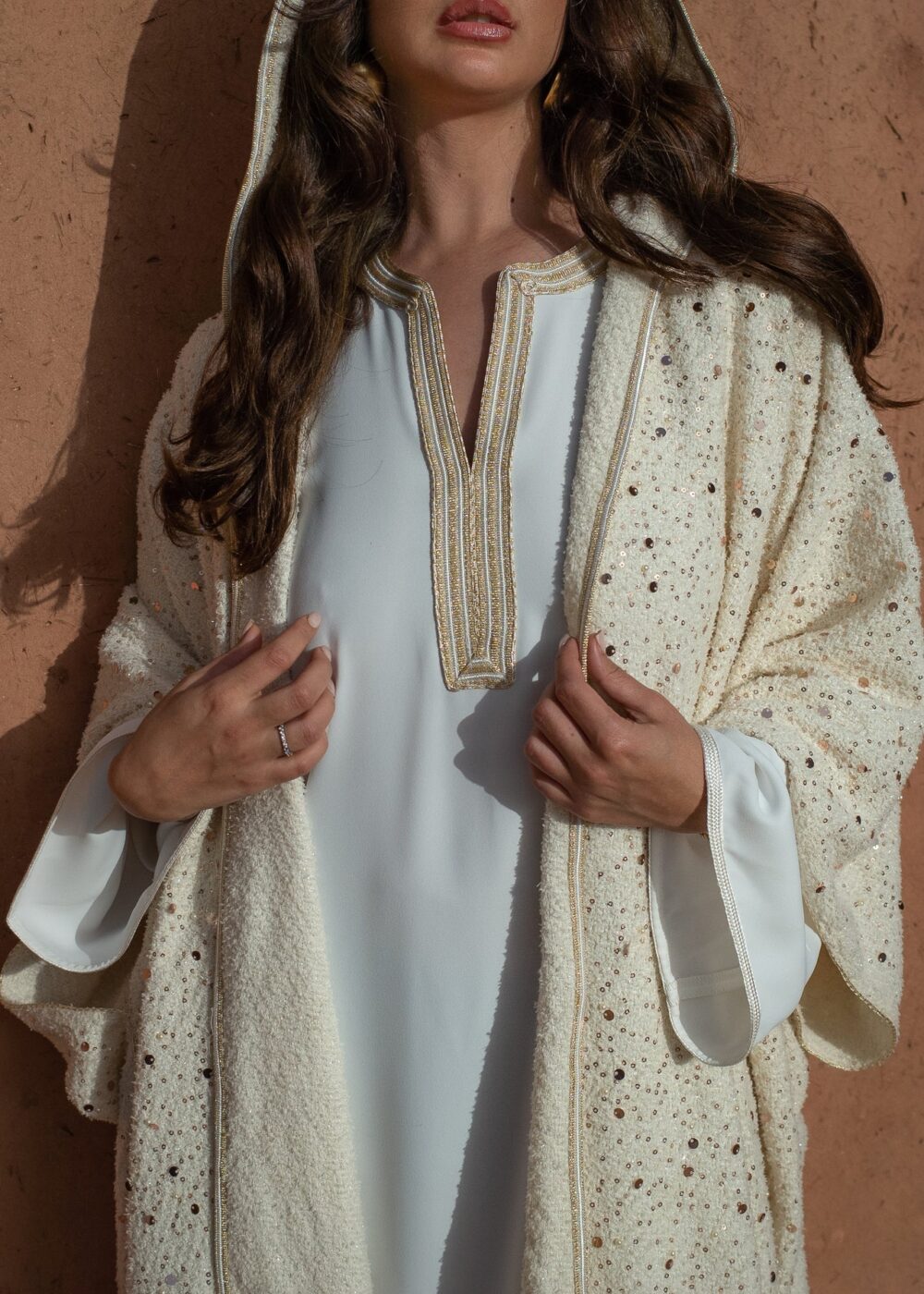 Velvet Tweed Kaftan Set - Luxurious Comfort and Style