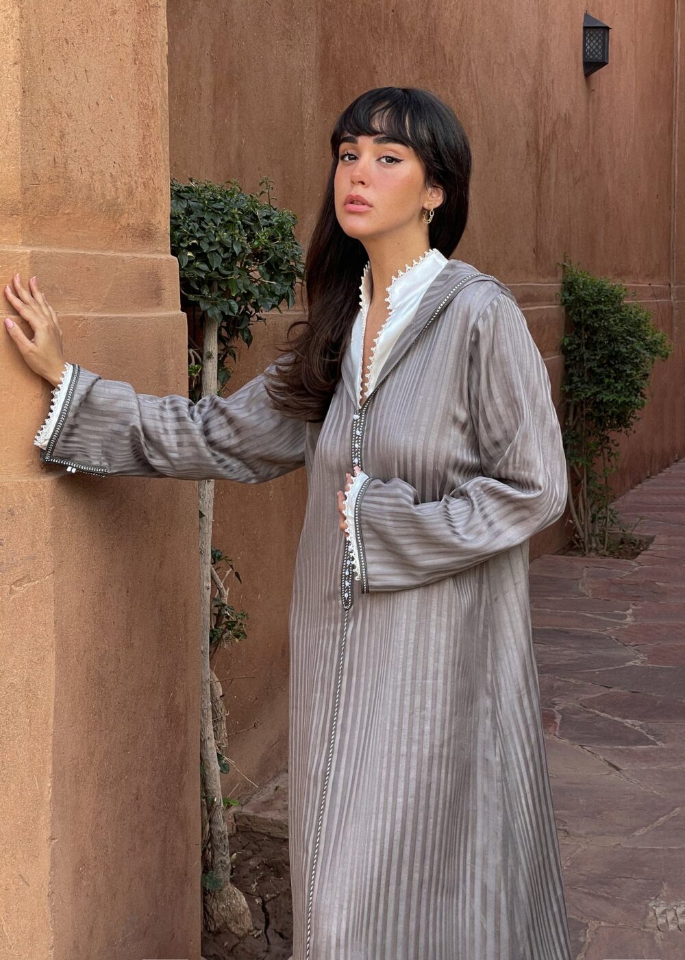 Handmade Kaftan – Elegant 2-Piece Jalabiya Co-Ord