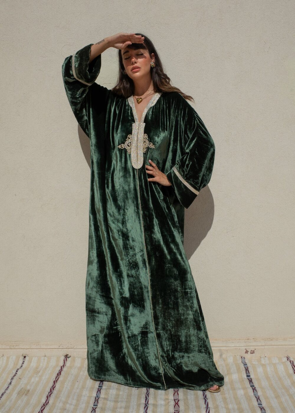 Luxurious Handmade Moroccan Kaftan - Elevate Your Elegance