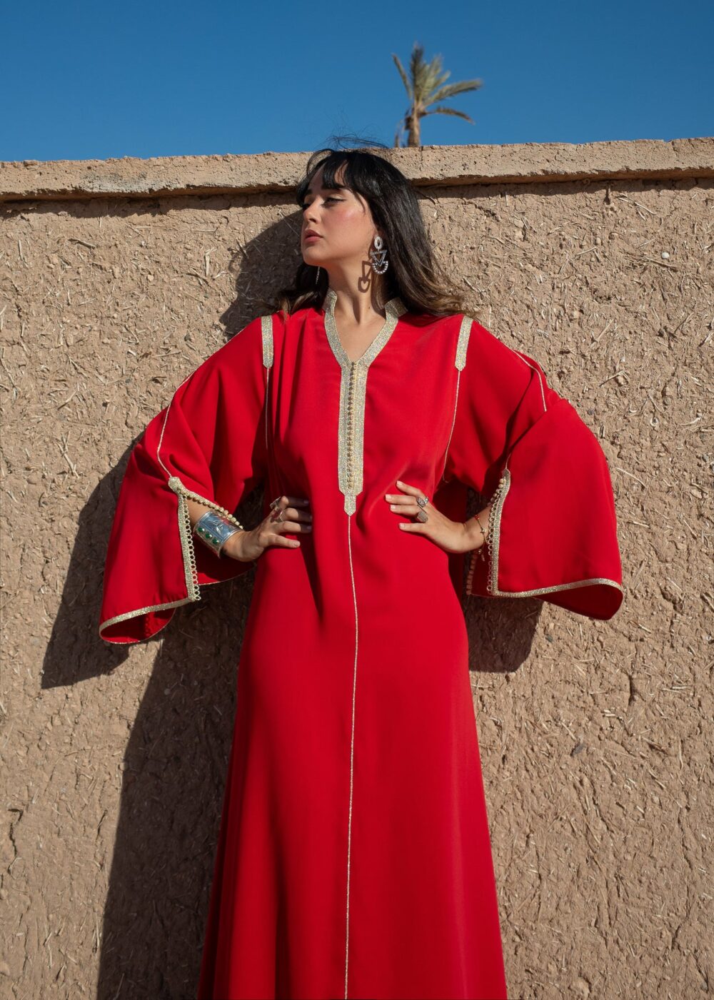 Opulent Kaftan Dress – A Statement of Grace and Luxury