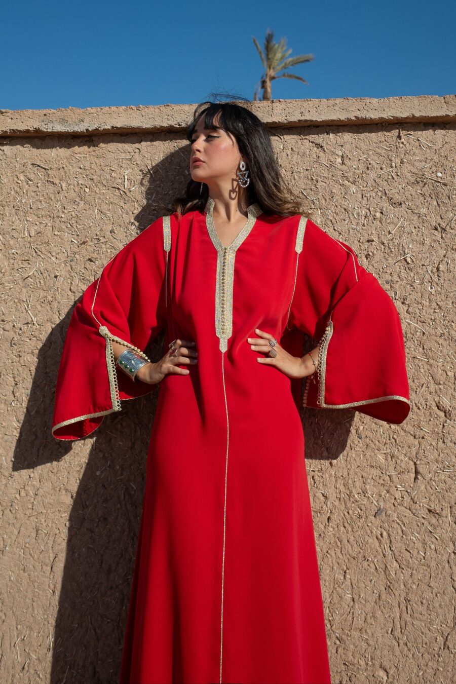 Opulent Kaftan Dress – A Statement of Grace and Luxury