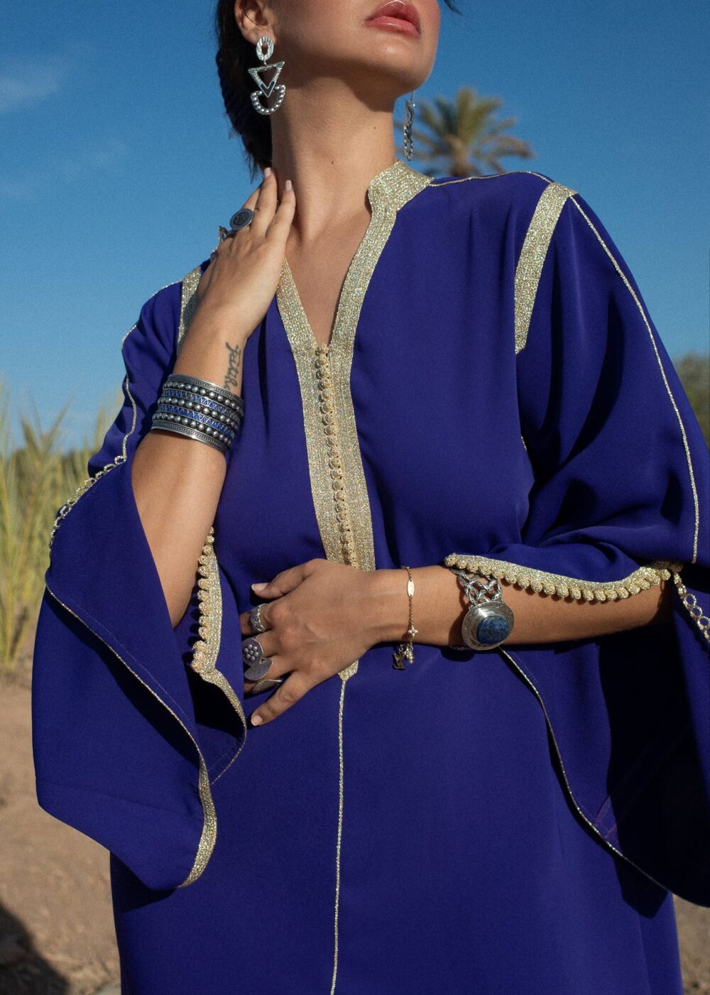 Opulent Kaftan Dress – A Statement of Grace and Luxury