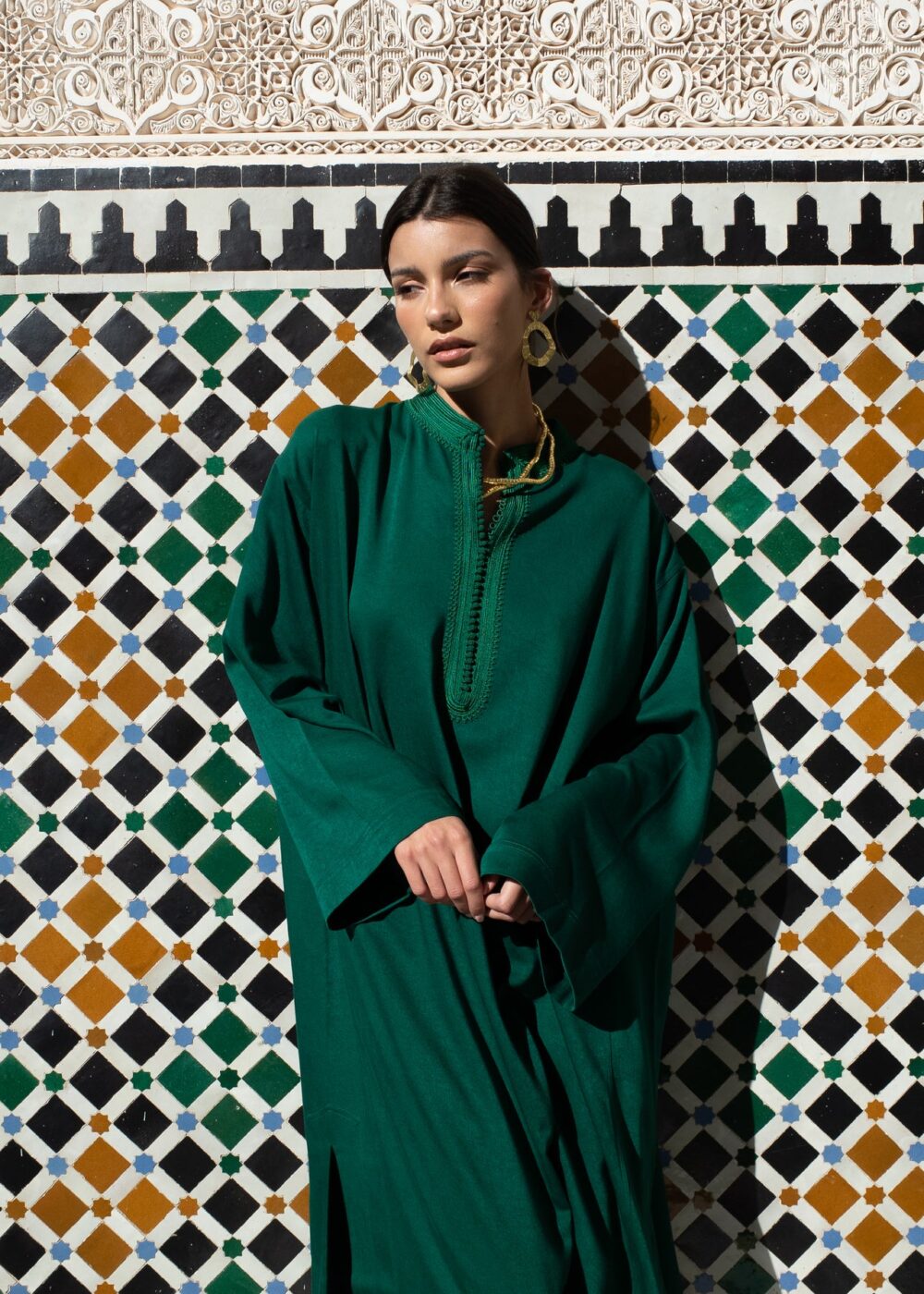 Traditional Kaftan - 2 Piece Set with Palazzo Pants